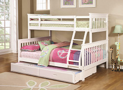                                                  							Chapman Twin Over Twin Bunk Bed Whi...
                                                						 