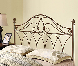 Traditional Brown Headboard With We...