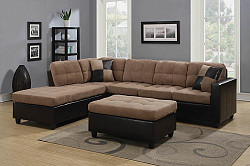 Mallory Casual Tan/Dark Brown Ottom...