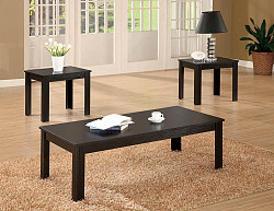 Transitional Black Three-Piece Set,...
