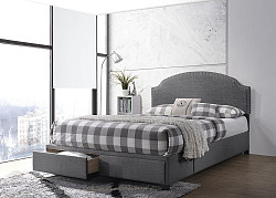                                                  							Niland Queen Storage Bed, Charcoal,...
                                                						 