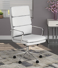                                                  							Office Chair, White, 22.75 X 26.00 ...
                                                						 