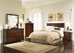                                                  							Tatiana Warm Brown King Headboard, ...
                                                						 