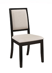                                                  							Louise Side Chair, Black/Cream, (Pa...
                                                						 