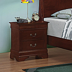                                                  							Louis Philippe Red Brown Two-Drawer...
                                                						 