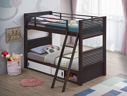                                                  							Oliver T/T Bunk Bed, Java/White, 81...
                                                						 