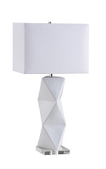                                                  							Transitional White Table Lamp, 16.0...
                                                						 