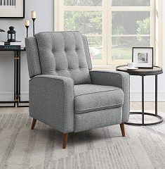                                                  							PUSH-BACK RECLINER (GREY)
                                                						 