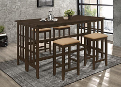                                                  							Counter Height Table, (Cappuccino) ...
                                                						 