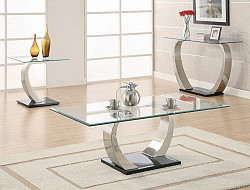                                                  							Contemporary Satin Coffee Table, 50...
                                                						 