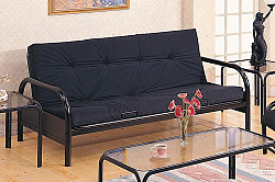                                                  							Casual Black Futon Frame, 78.00 X 3...
                                                						 