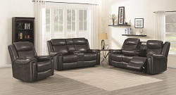 Dual Power Loveseat (Hand-Rubbed Ch...