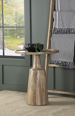                                                  							Accent Table, Natural, 20.00 X 24.0...
                                                						 