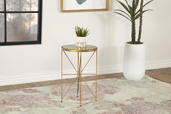                                                  							Accent Table, Green/Ant.Gold, 14.00...
                                                						 