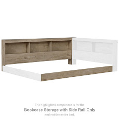                                                  							Oliah Bookcase Storage with Side Ra...
                                                						 