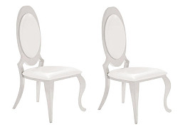                                                  							Anchorage Side Chairs Creamy White ...
                                                						 