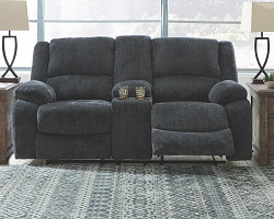                                                  							Draycoll Reclining Loveseat with Co...
                                                						 