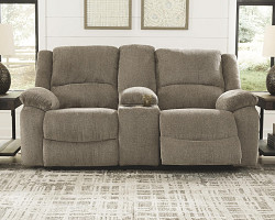                                                  							Draycoll Reclining Loveseat with Co...
                                                						 