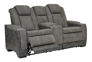 Next-Gen DuraPella Power Reclining Loveseat with Console