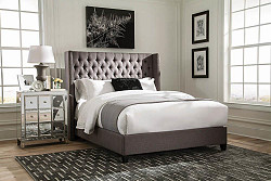 Bancroft Grey Upholstered Californi...