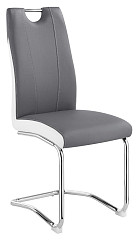                                                  							Dining Chair, Grey & White, 17.00 X...
                                                						 