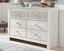                                                  							Paxberry Dresser and Mirror
                                                						 