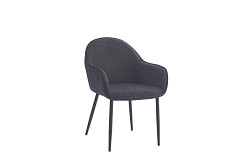                                                  							DINING CHAIR (CHARCOAL) (Pack of 2)
                                                						 