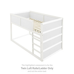                                                  							Romanton Twin Loft Rails/Ladder
                                                						 