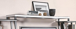 Contemporary Matte Black/SIlver Bri...