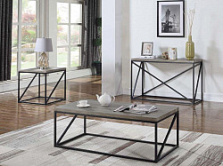 Industrial Sonoma Grey Sofa Table, ...