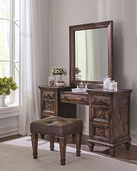 Weathered Burnished Brown Vanity St...
