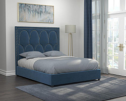                                                  							King Bed (Blue), 81.50 X 87.75 X 60...
                                                						 