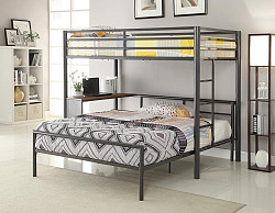Fisher Gunmetal Full Bed, 56.25 X 7...