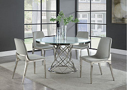                                                  							Table (White/Stainless Steel) 51.25...
                                                						 
