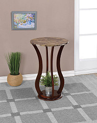                                                  							Transitional Brown Accent Table, 18...
                                                						 