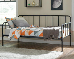                                                  							Trentlore Twin Metal Day Bed with P...
                                                						 