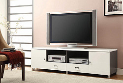                                                  							Contemporary Glossy White/Grey TV C...
                                                						 