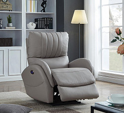                                                  							Triple Power Recliner, Lt Grey, 36....
                                                						 