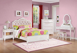 Caroline White Full Storage Bed, 59...