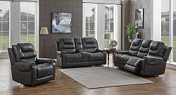                                                  							Dual Power Recliner, Charcoal, 39.0...
                                                						 