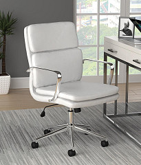                                                  							Office Chair, White, 22.75 X 25.50 ...
                                                						 