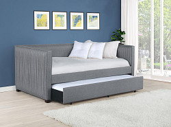                                                  							Brodie Daybed W/Trundle, Light Grey...
                                                						 