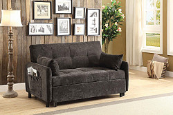                                                  							Transitional Charcoal Sofa Bed, 60....
                                                						 