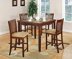 Five-Piece Casual Cherry Counter-He...