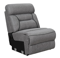                                                  							Higgins Grey Armless Chair, 30.25 X...
                                                						 