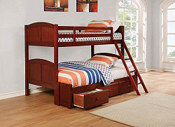                                                  							Parker Chestnut Twin-Over-Twin Bunk...
                                                						 