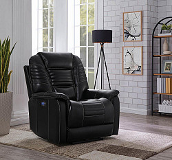 Triple Power Recliner, Black, 40.00...