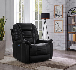                                                  							Triple Power Recliner, Black, 40.00...
                                                						 