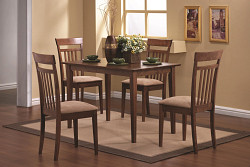                                                  							Casual Chestnut Five-Piece Dining S...
                                                						 