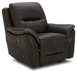                                                  							Glider Recliner (Dark Brown)
                                                						 